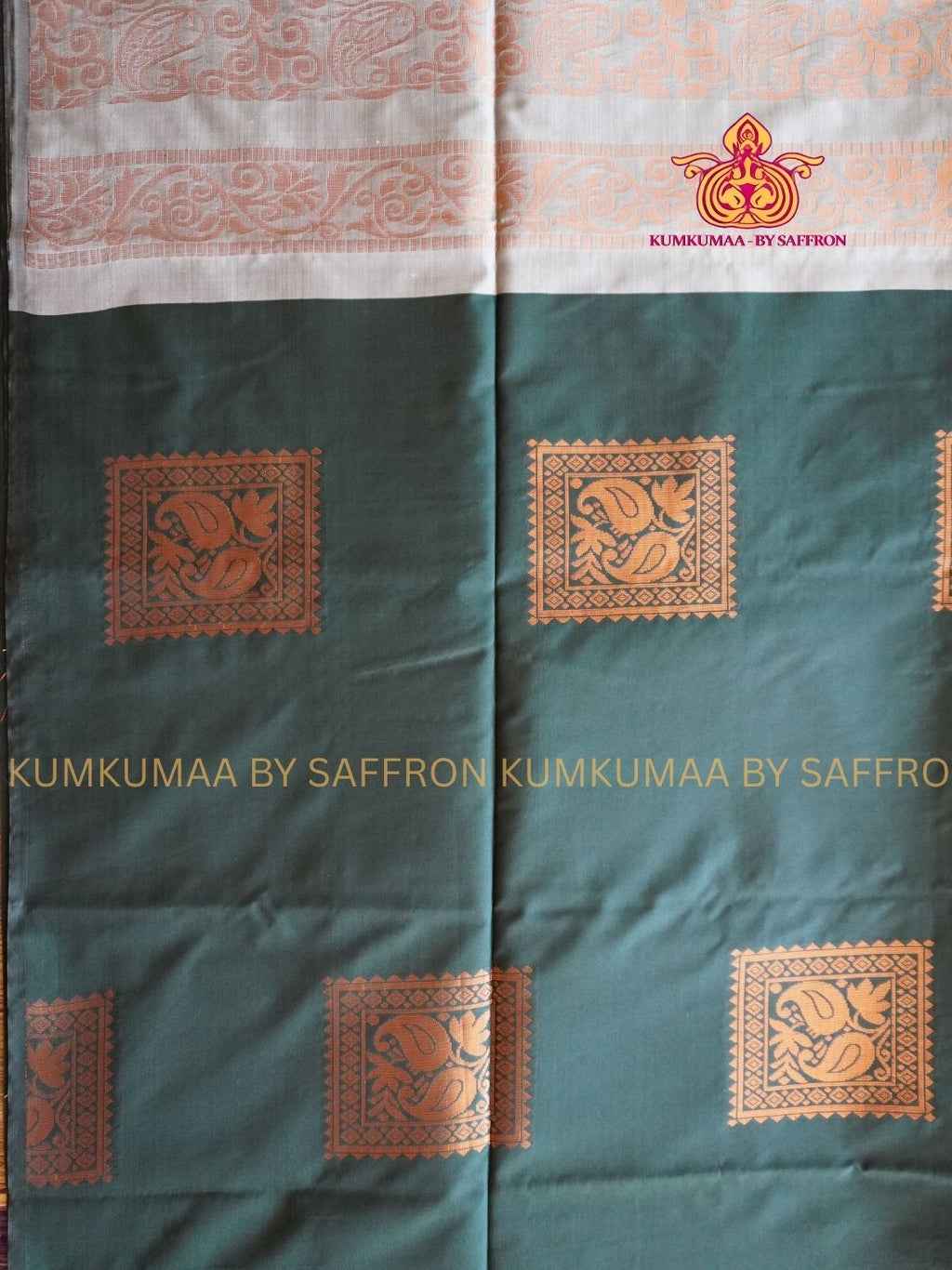 SOFT SILK - BOTTLE GREEN - GRAY ELEGANT FESTIVE Beautiful saree for women -ZARI WEAVING- KUMKUMAA SPECIAL SOFT SILK SAREE - TRADITIONAL AND FESTIVE