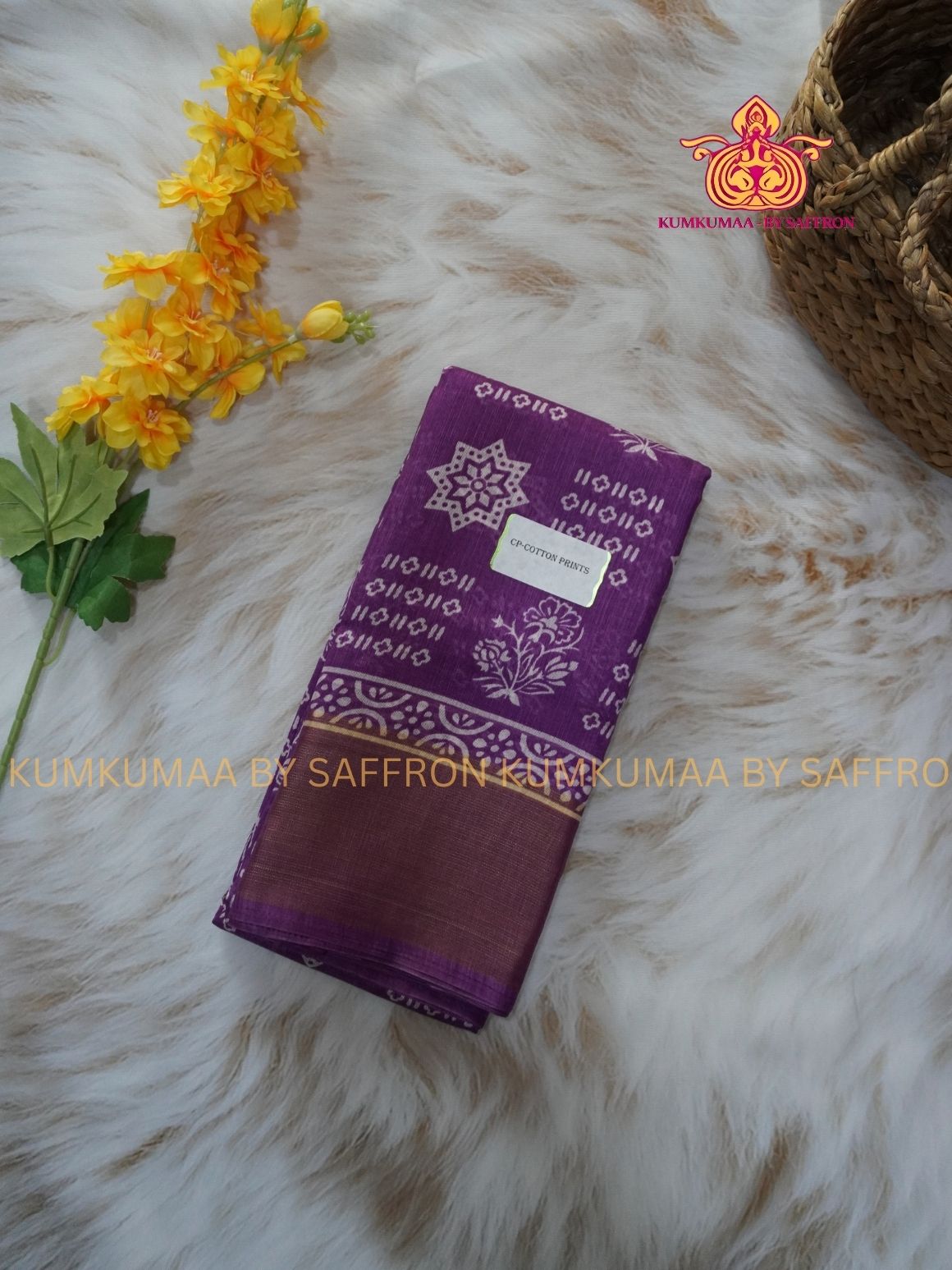 BUDGETED SAREE - MAJANTA PRINT SAREE- EVERYDAY SAREE - Kumkumaa Exclusive- BEST QUALITY AT AFFORDABLE PRICE