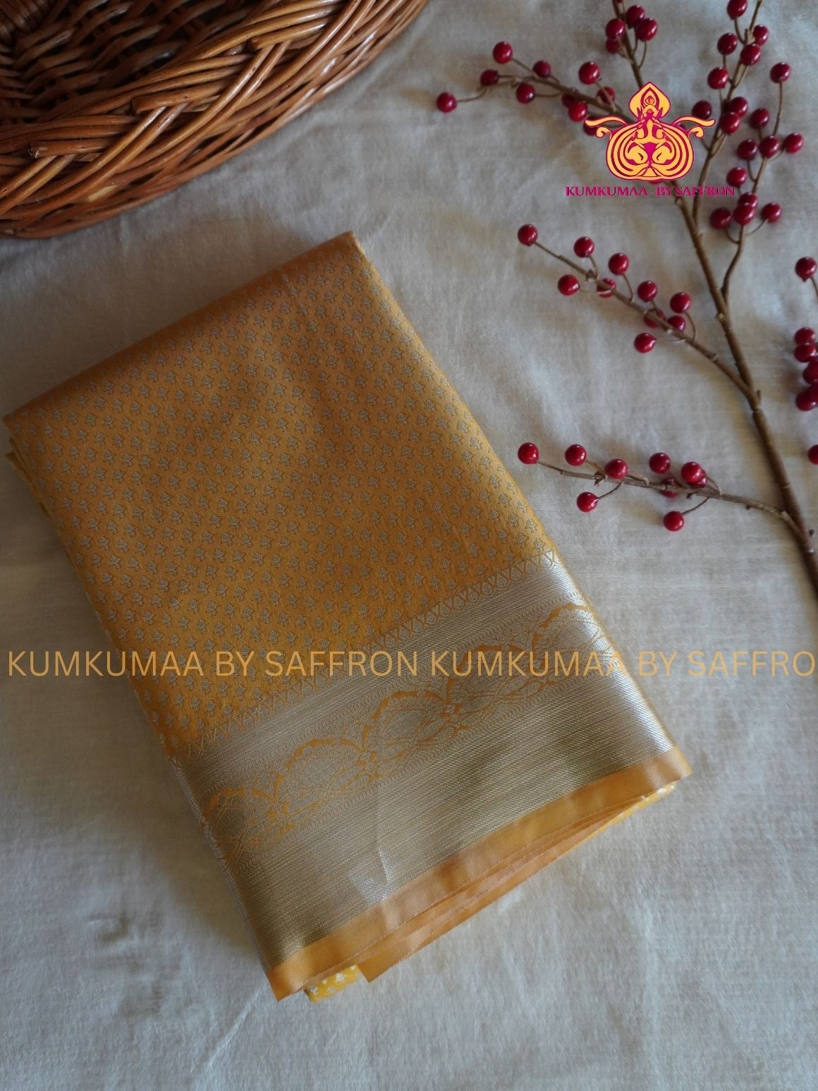 SILK COTTON - Samudrika styles saree- YELLOW AND SILVER BUTTAS - GRAND OCCASIONAL SAREE- Beautiful saree for women - KUMKUMAA wedding saree