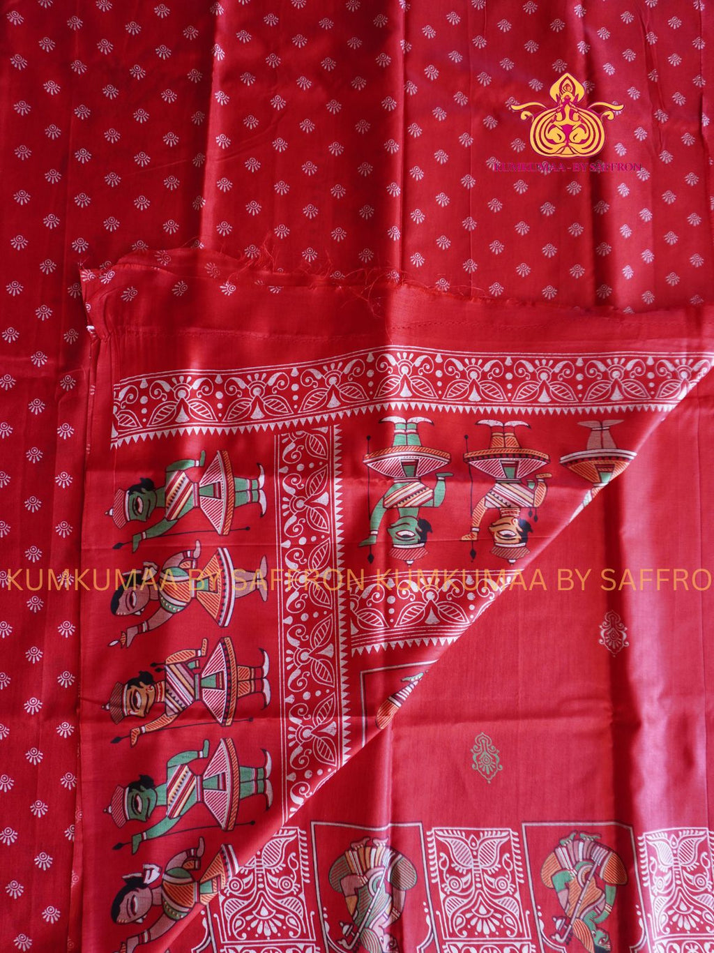 FANCY SAREE - RED SOFT SILKY - SELF TRENDY DESIGN SAREE- SOFT TRENDY SILKY WEAR SAREE- Beautiful saree for women - KUMKUMAA FANCY FOR ALL OCCASION