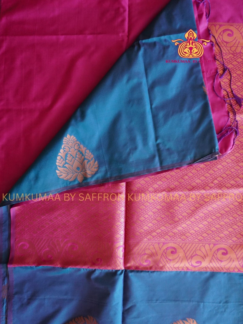 SOFT SILK - BLUE -PINK ELEGANT FESTIVE Beautiful saree for women -ZARI WEAVING- KUMKUMAA SPECIAL SOFT SILK SAREE - TRADITIONAL AND FESTIVE